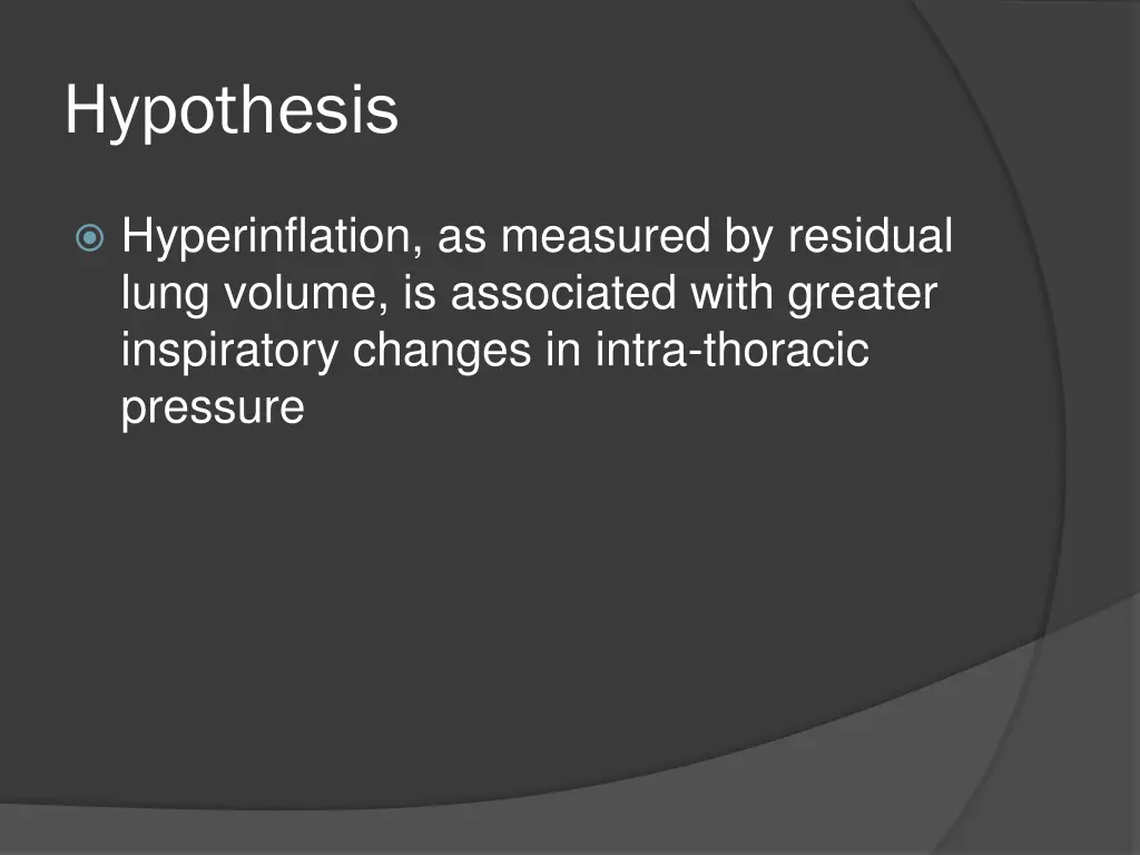 hypothesis 1