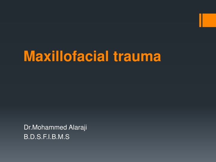 maxillofacial trauma