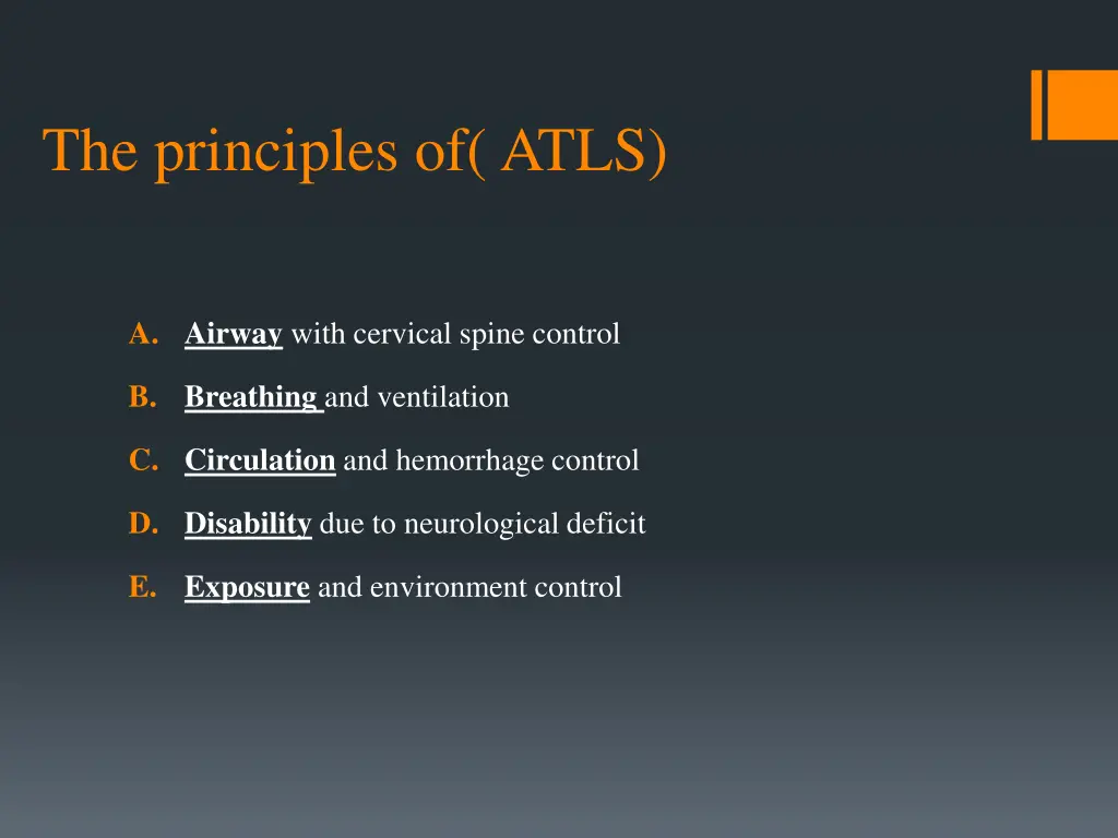 the principles of atls