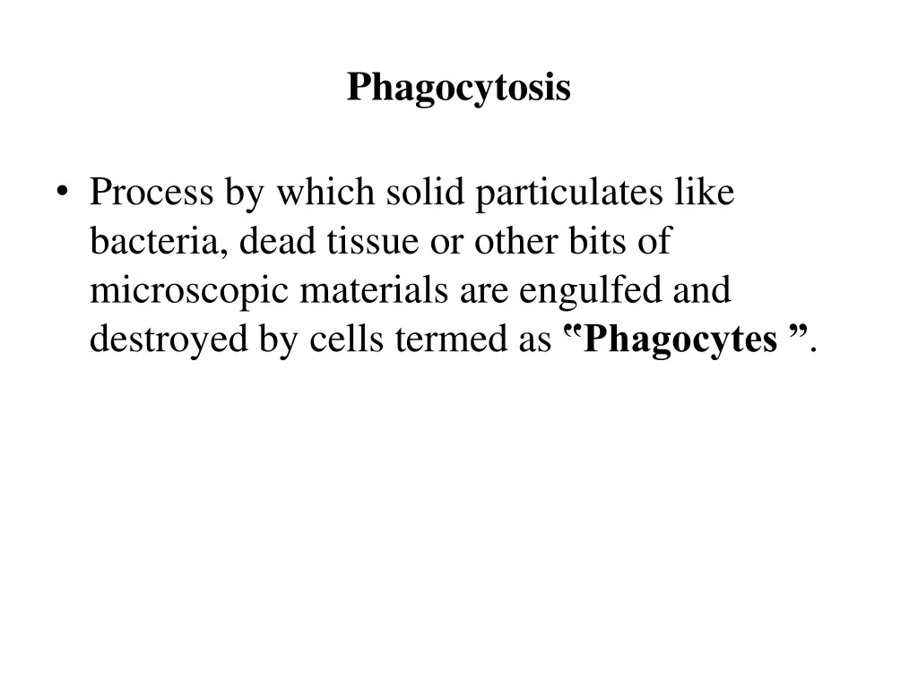 phagocytosis