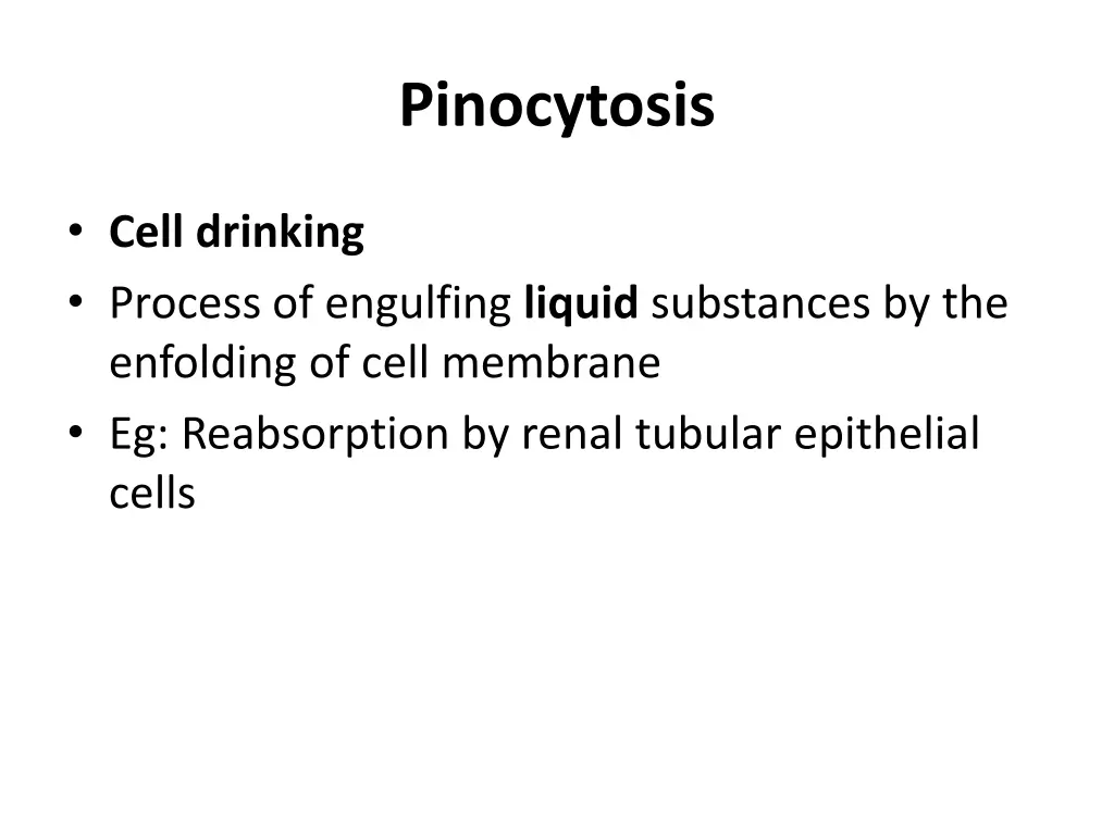 pinocytosis
