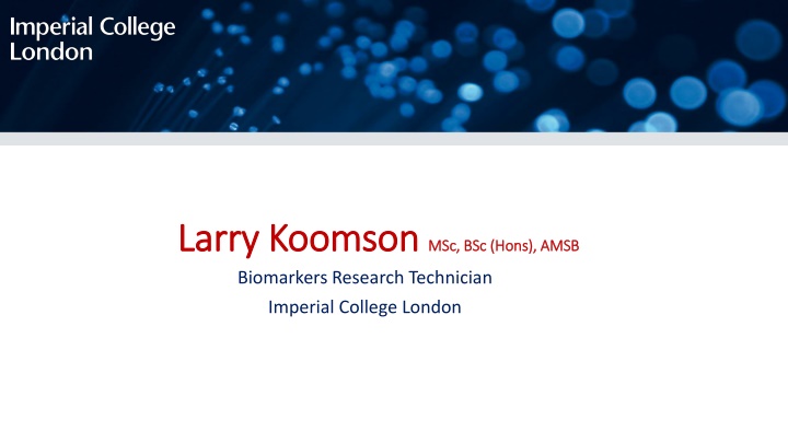 larry larry koomson koomson msc bsc biomarkers