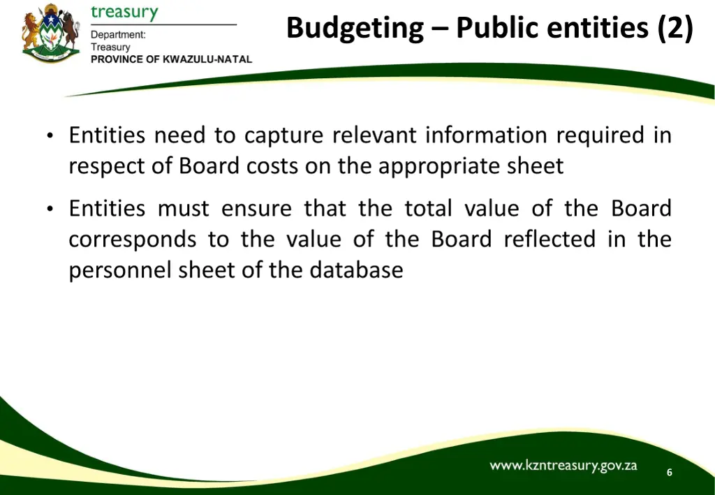 budgeting public entities 2