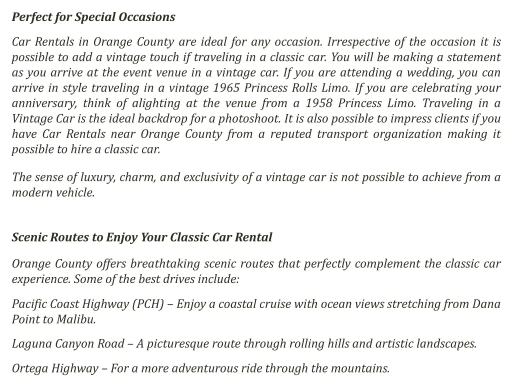 perfect for special occasions
