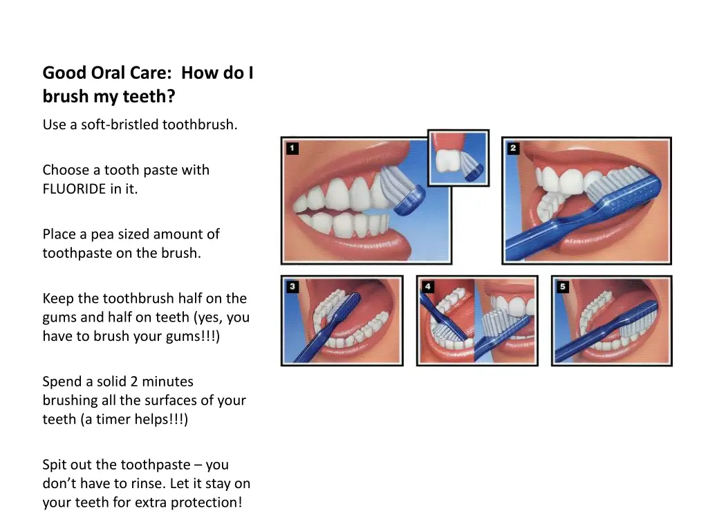 good oral care how do i brush my teeth