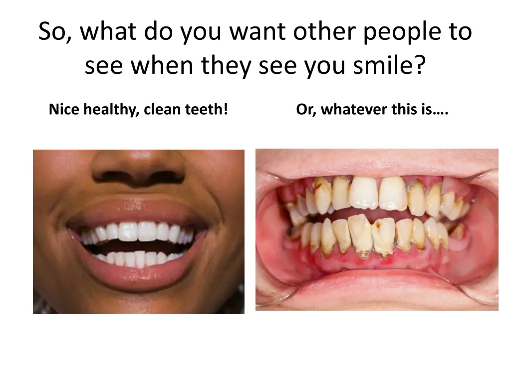 so what do you want other people to see when they