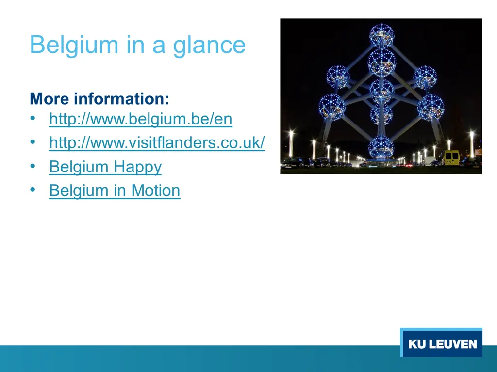 belgium in a glance