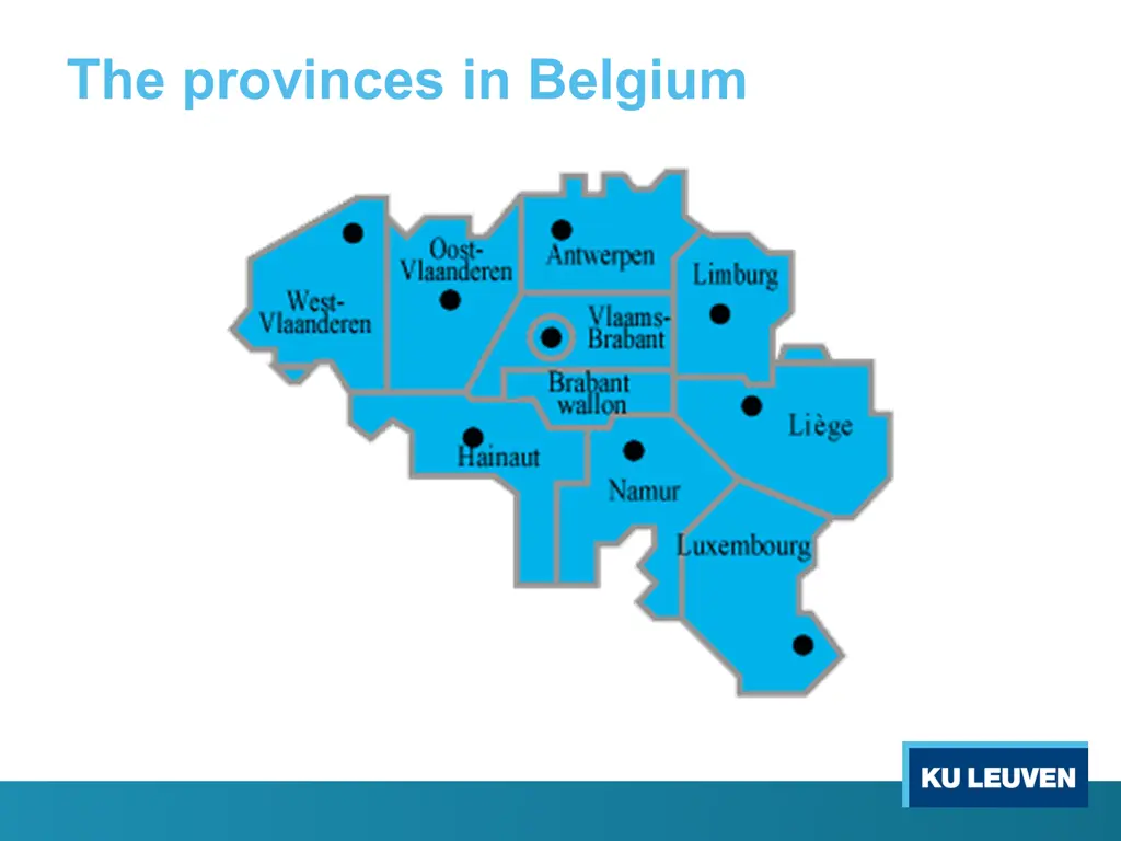 the provinces in belgium