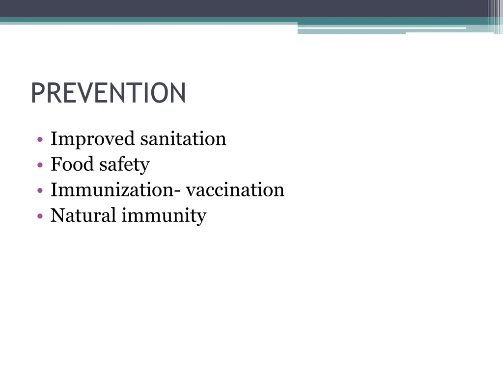prevention