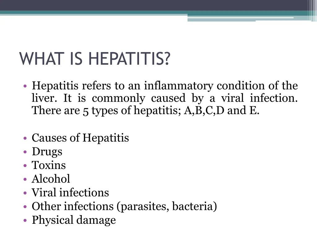 what is hepatitis