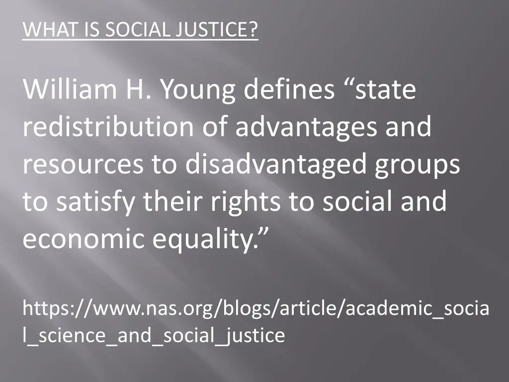 what is social justice