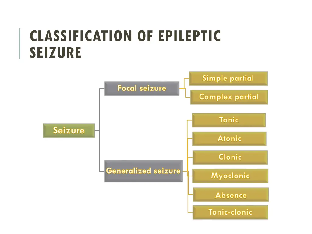 classification of epileptic seizure