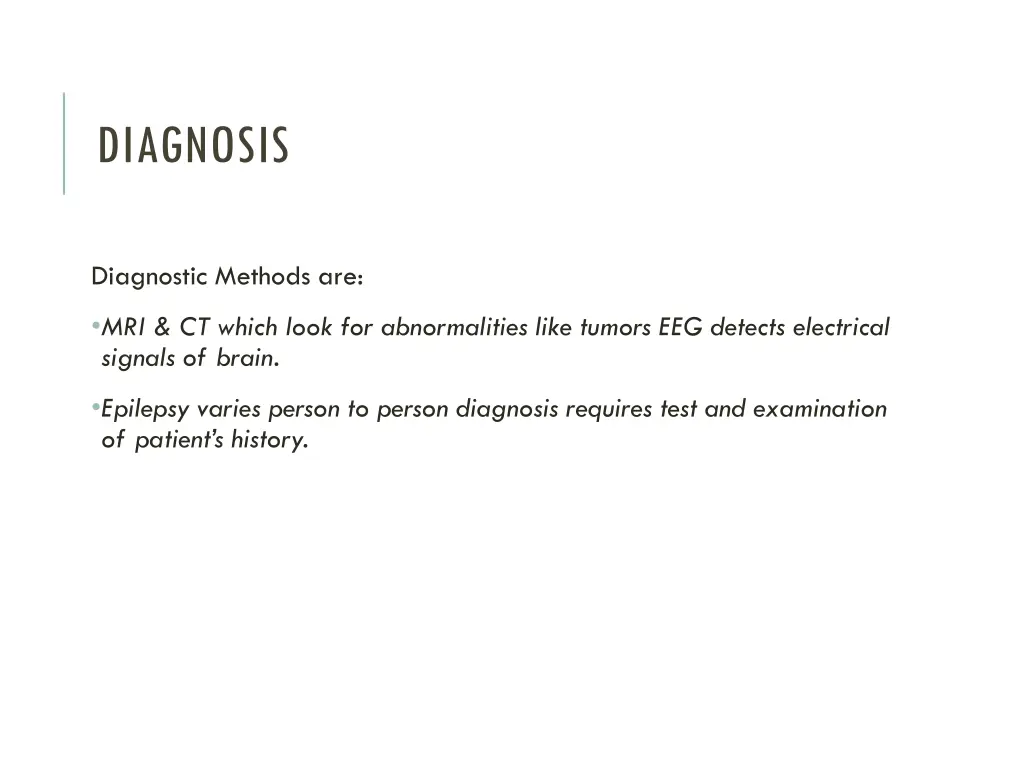 diagnosis