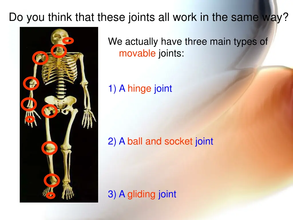 do you think that these joints all work