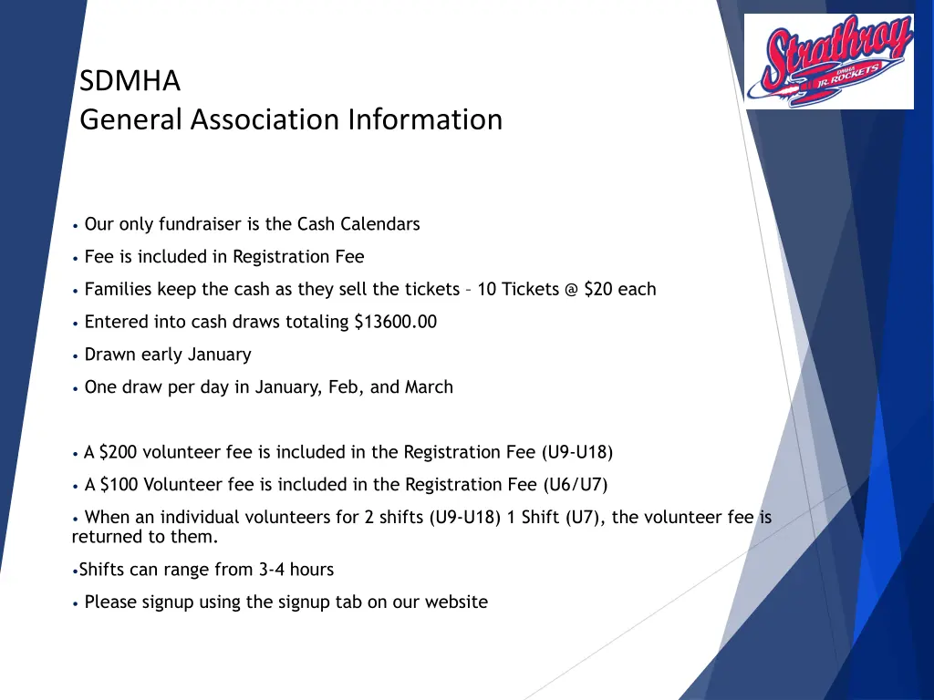 sdmha general association information