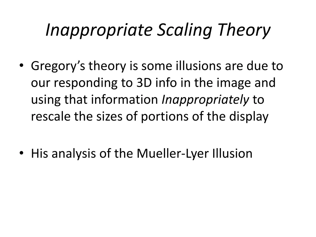 inappropriate scaling theory 3