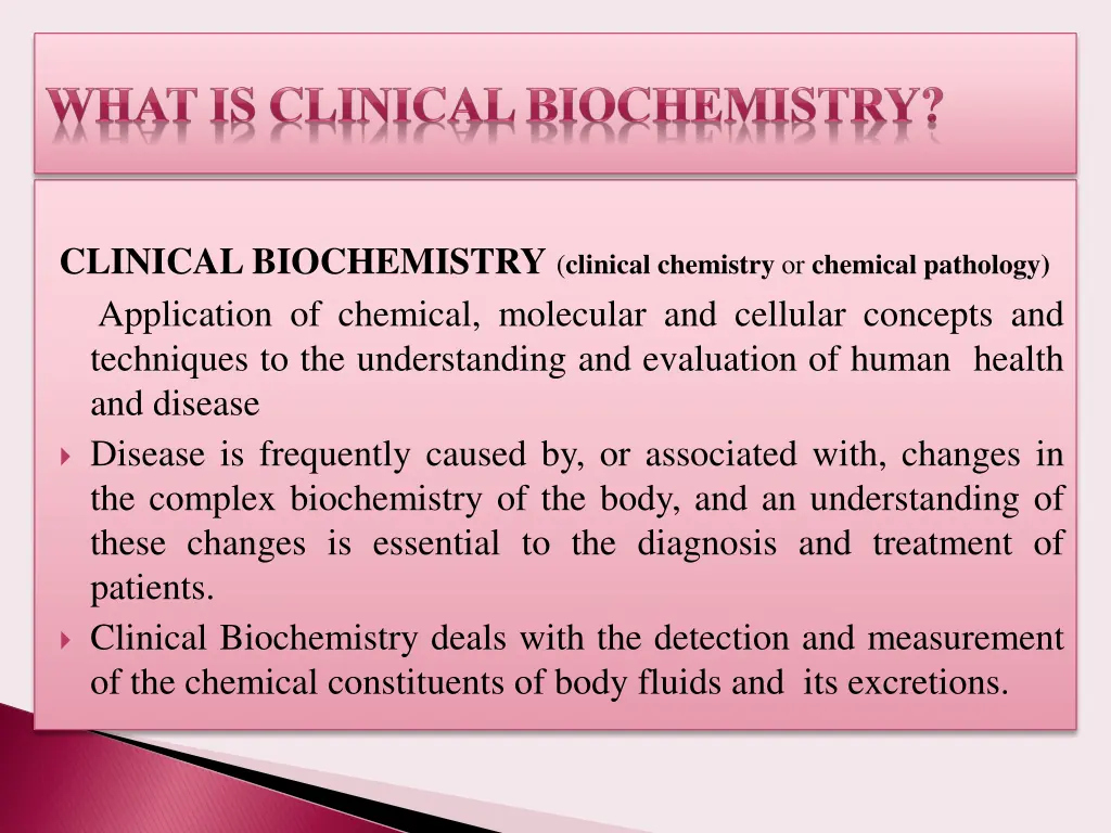 clinical biochemistry clinical chemistry
