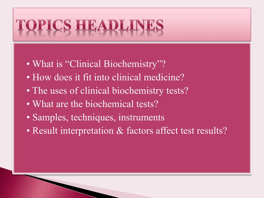 what is clinical biochemistry how does