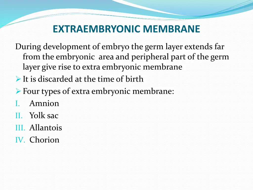 extraembryonic membrane