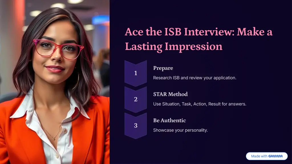 ace the isb interview make a lasting impression