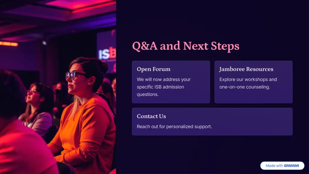 q a and next steps