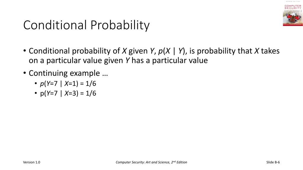 conditional probability