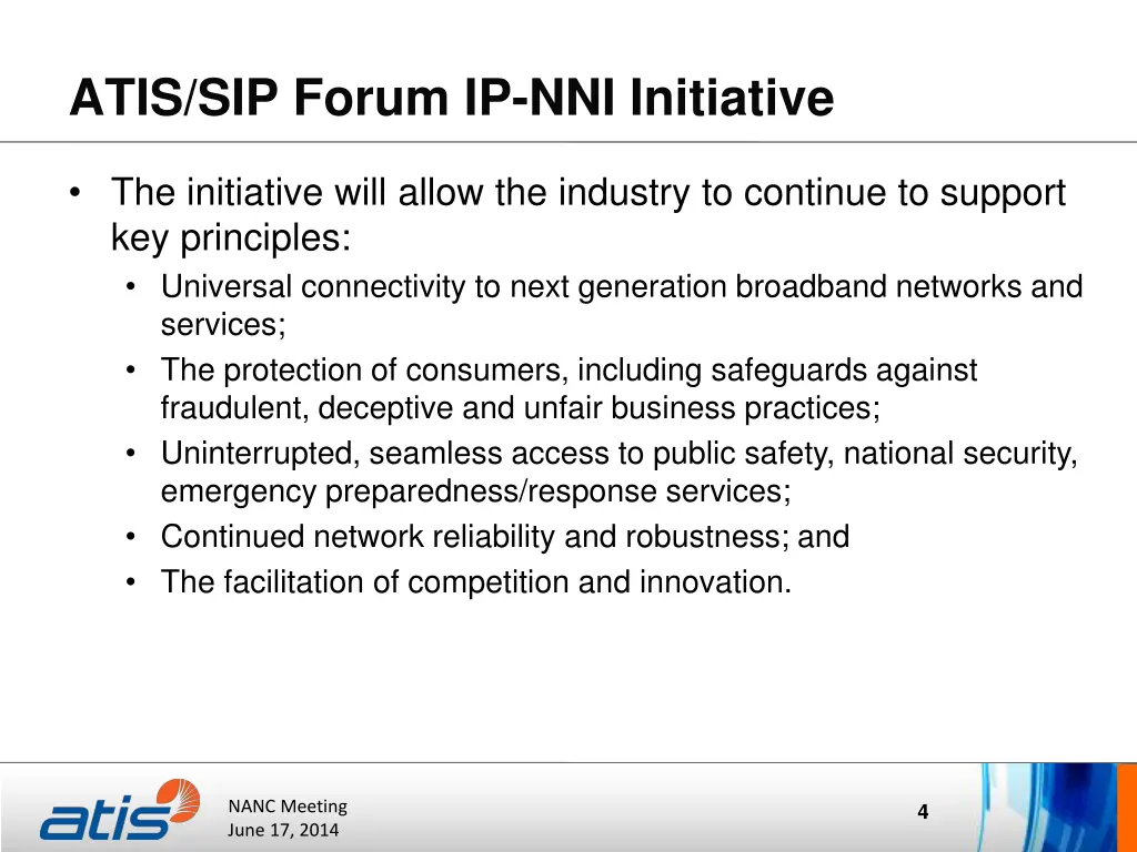 atis sip forum ip nni initiative 1