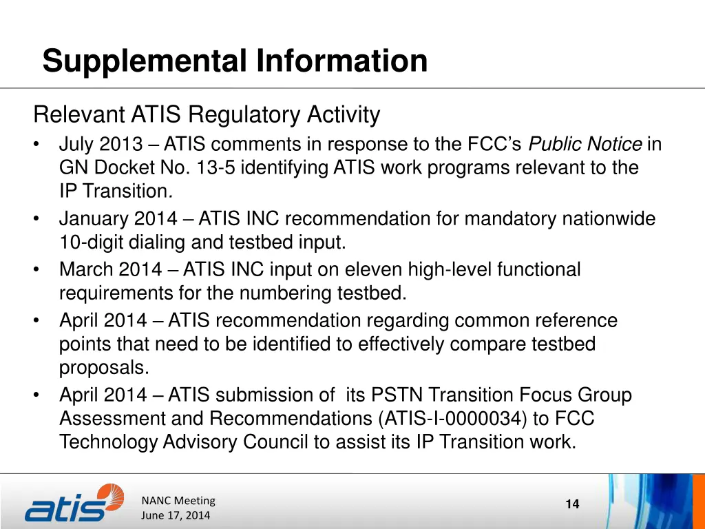 supplemental information