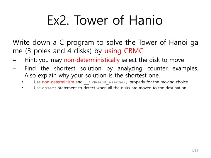 ex2 tower of hanio