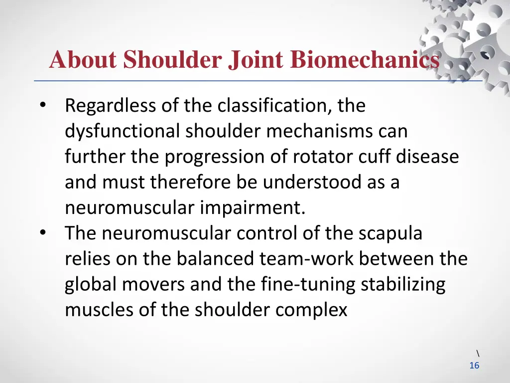 about shoulder joint biomechanics 3