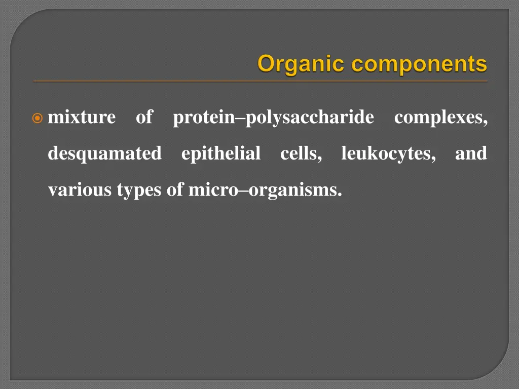 mixture of protein polysaccharide complexes