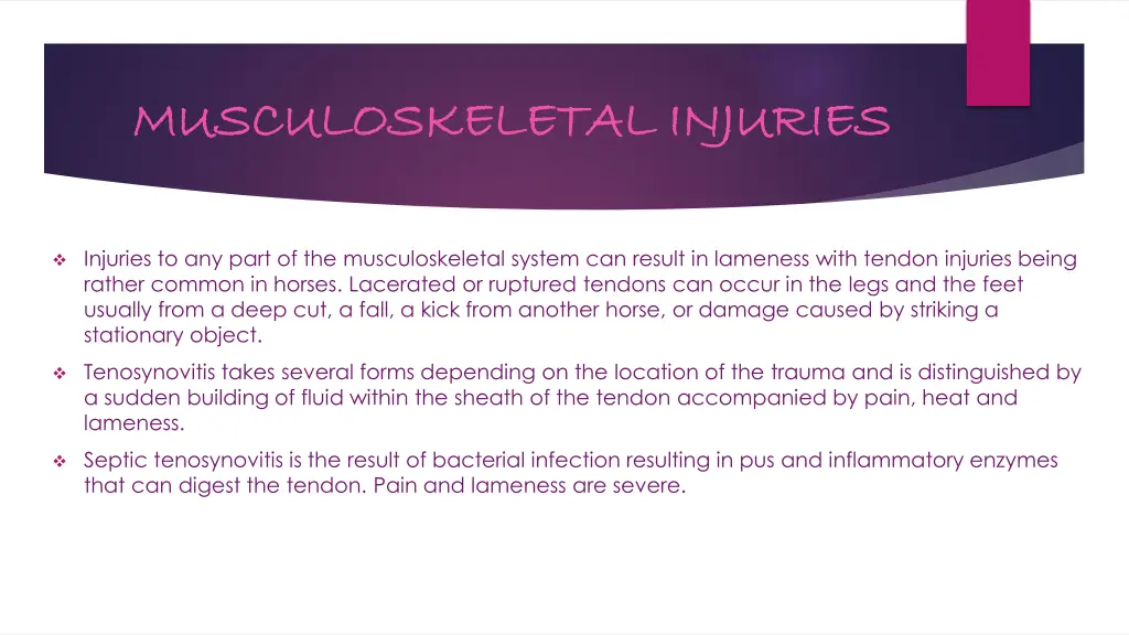 musculoskeletal injuries musculoskeletal injuries