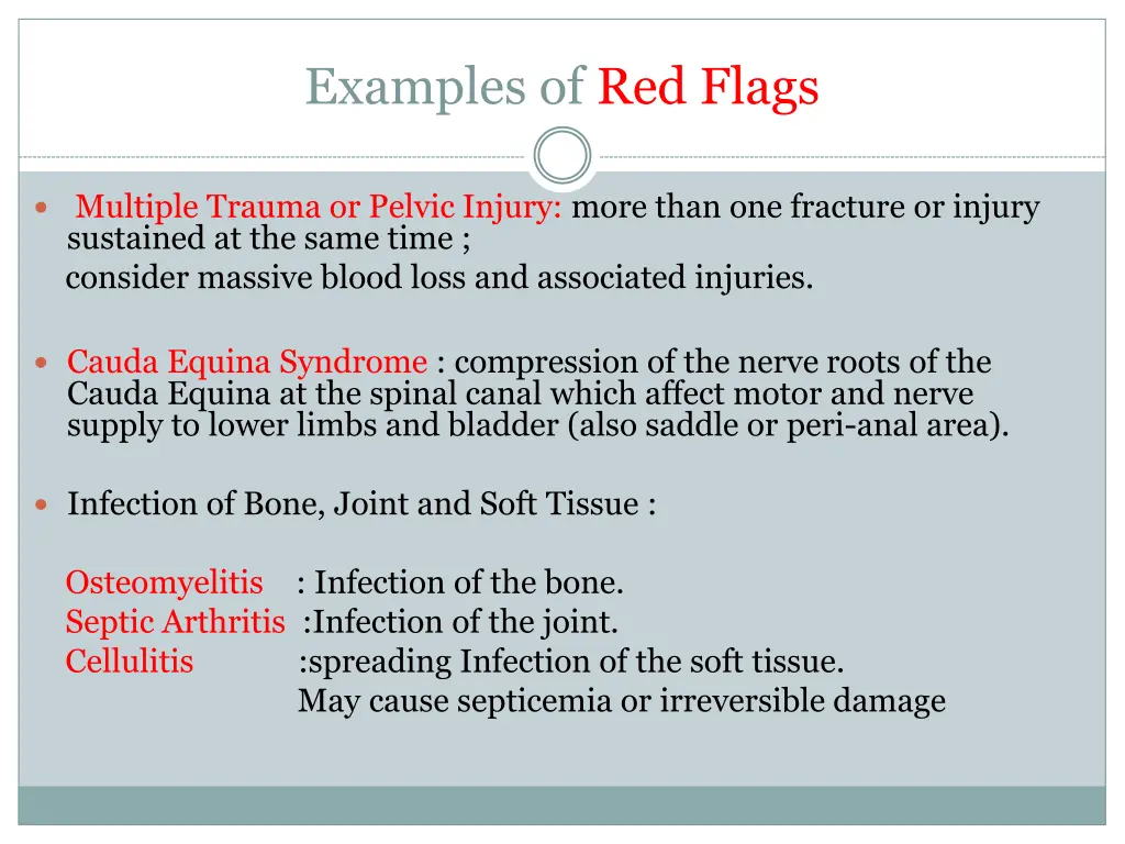 examples of red flags 1