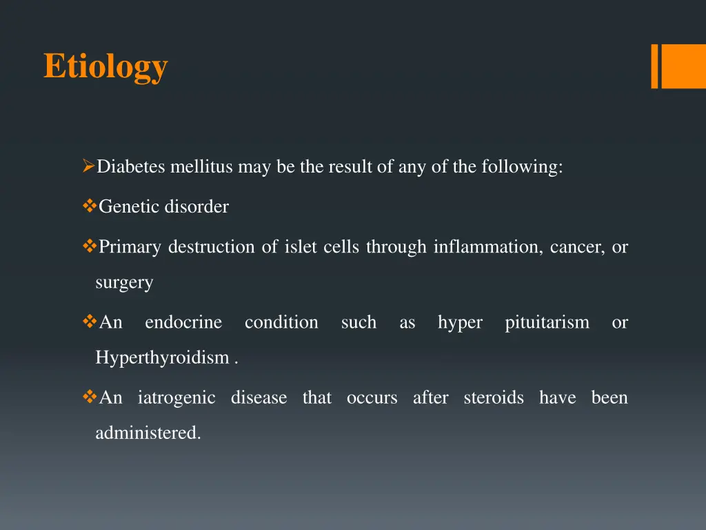 etiology