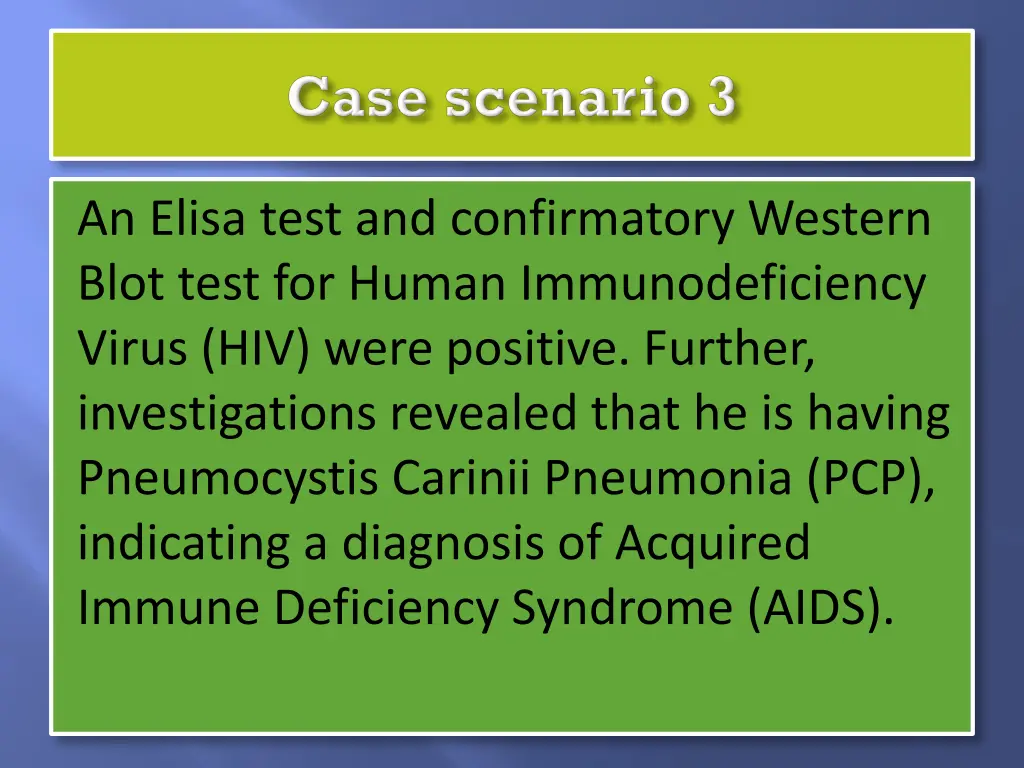 an elisa test and confirmatory western blot test