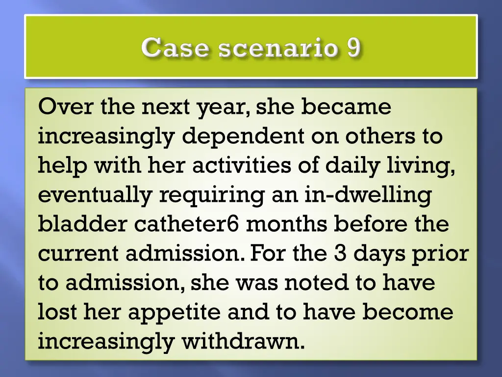 over the next year she became increasingly