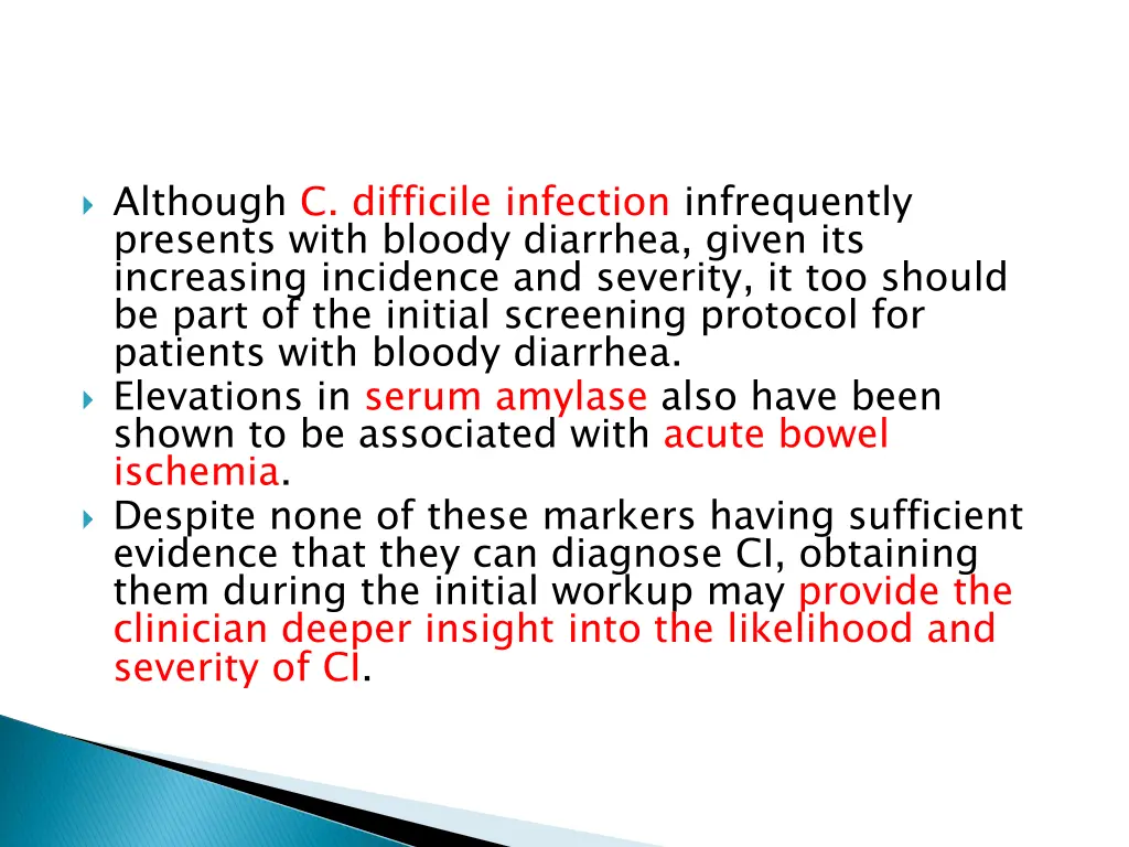 although c difficile infection infrequently