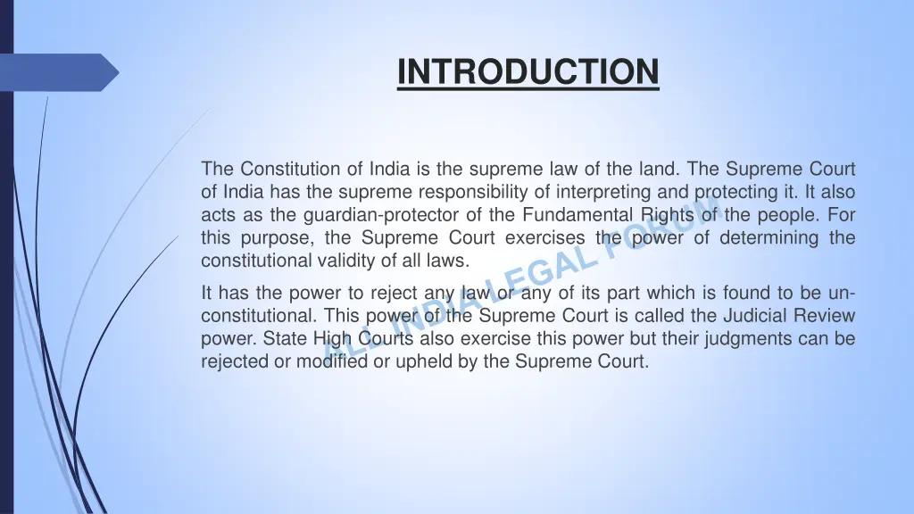 introduction