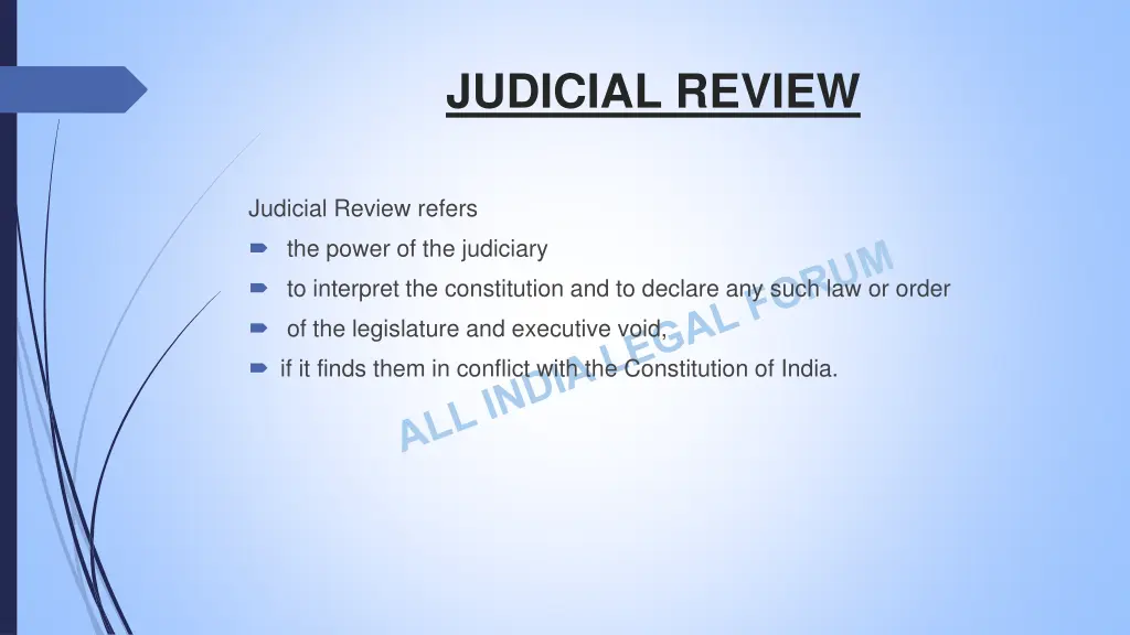 judicial review 1