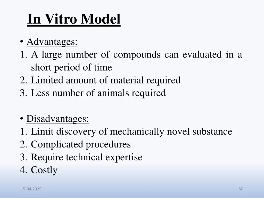 in vitro model 1
