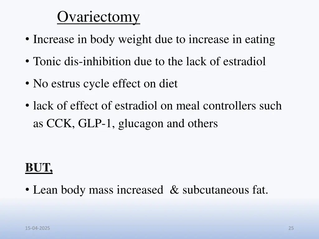 ovariectomy