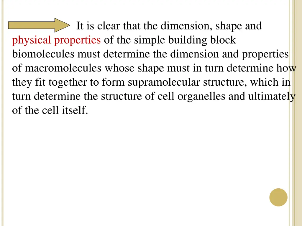 it is clear that the dimension shape and physical