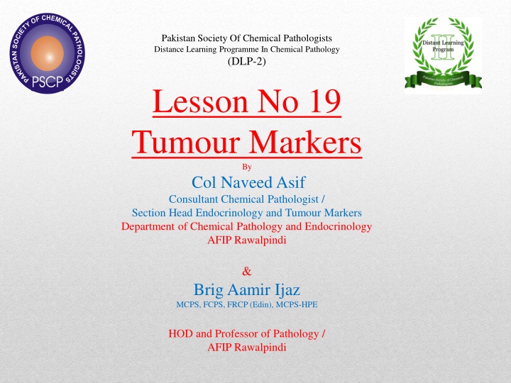 pakistan society of chemical pathologists