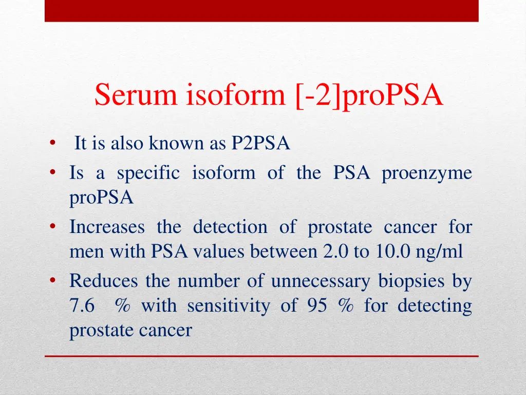 serum isoform 2 propsa
