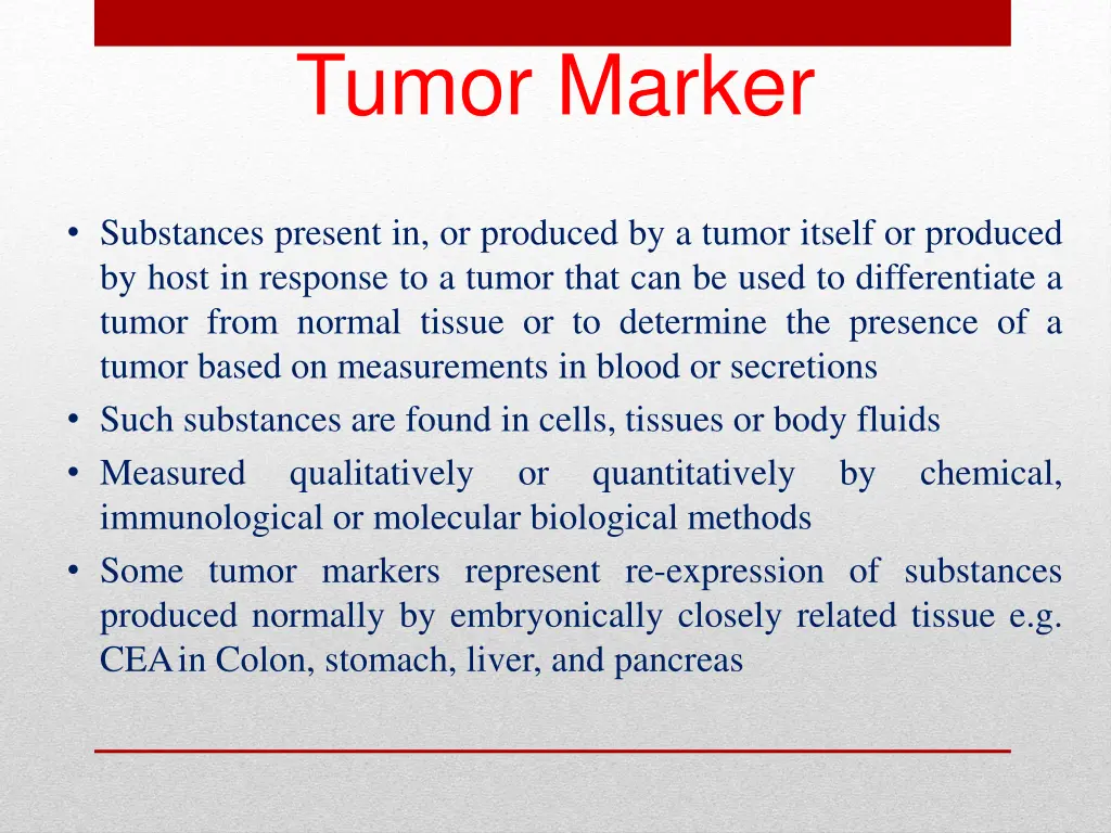 tumor marker