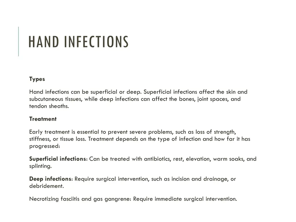 hand infections 1