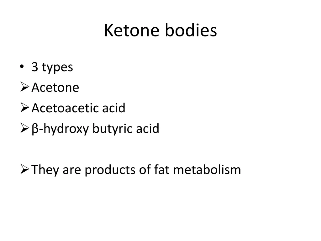 ketone bodies