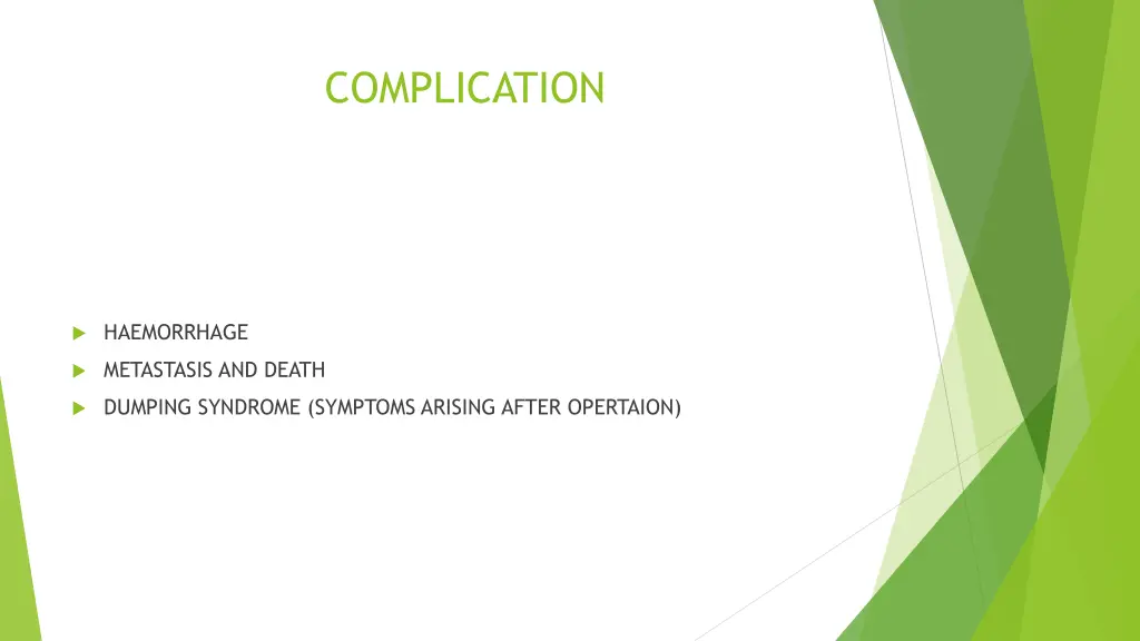 complication