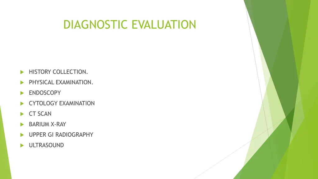 diagnostic evaluation