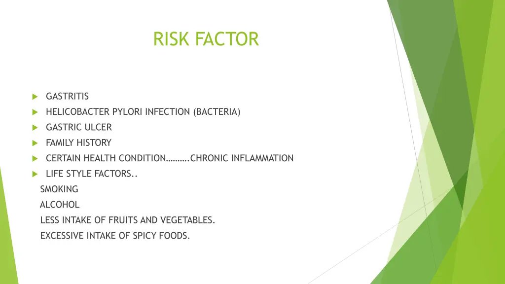 risk factor